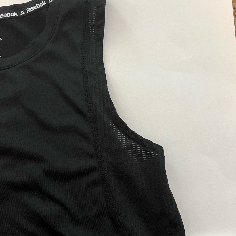 Reebok black workout tank, size small. - Picture 3 of 4